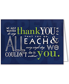 All Occasion: Thank You Words Card